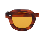 The Bespoke Dudes Eyewear Juta Eco Havana Orange Lenses 46mm Lens