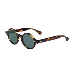 The Bespoke Dudes Eyewear Oxford Dark Havana Bottle Lenses 46mm Feature