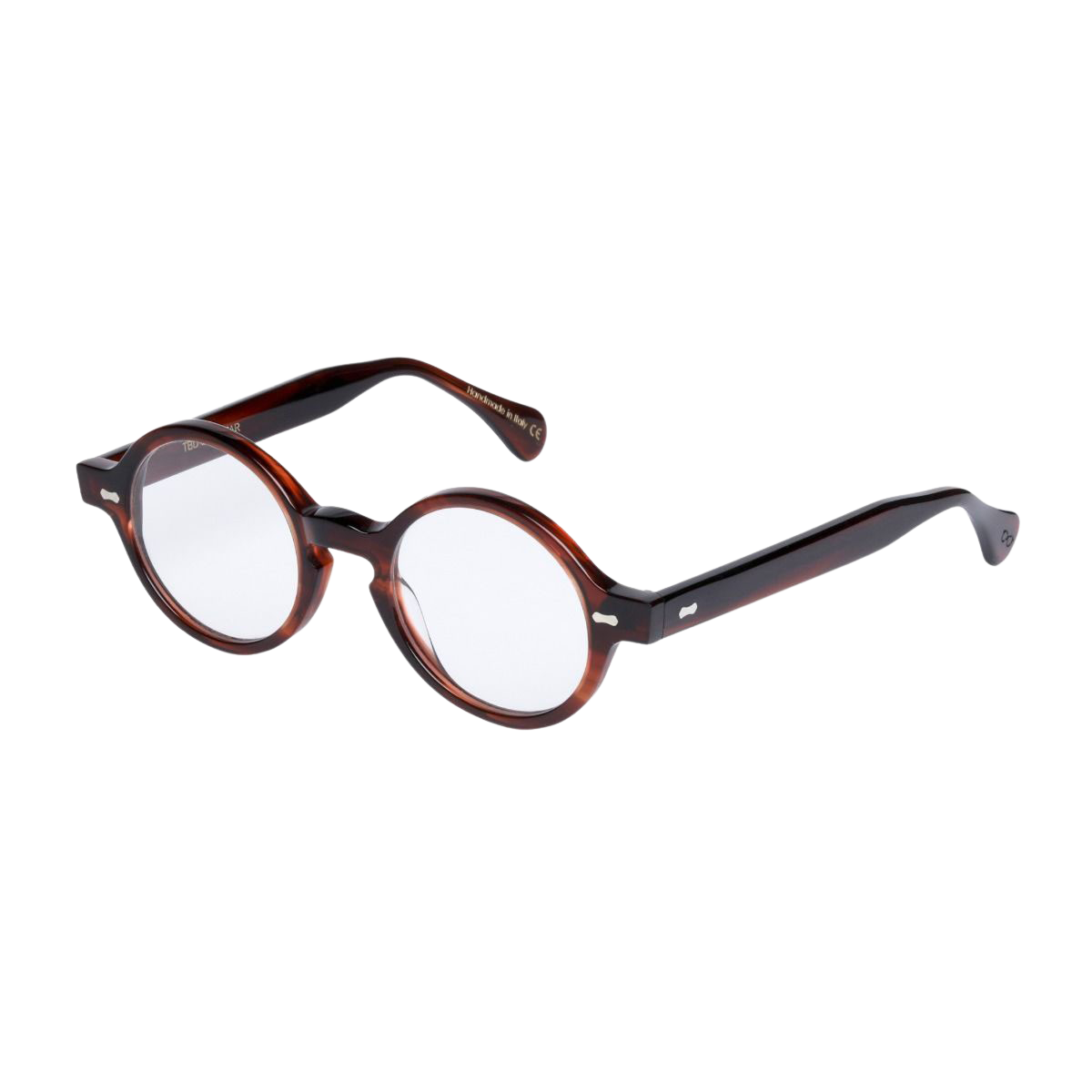The Bespoke Dudes Eyewear Oxford Havana Optical Glasses 46mm Feature