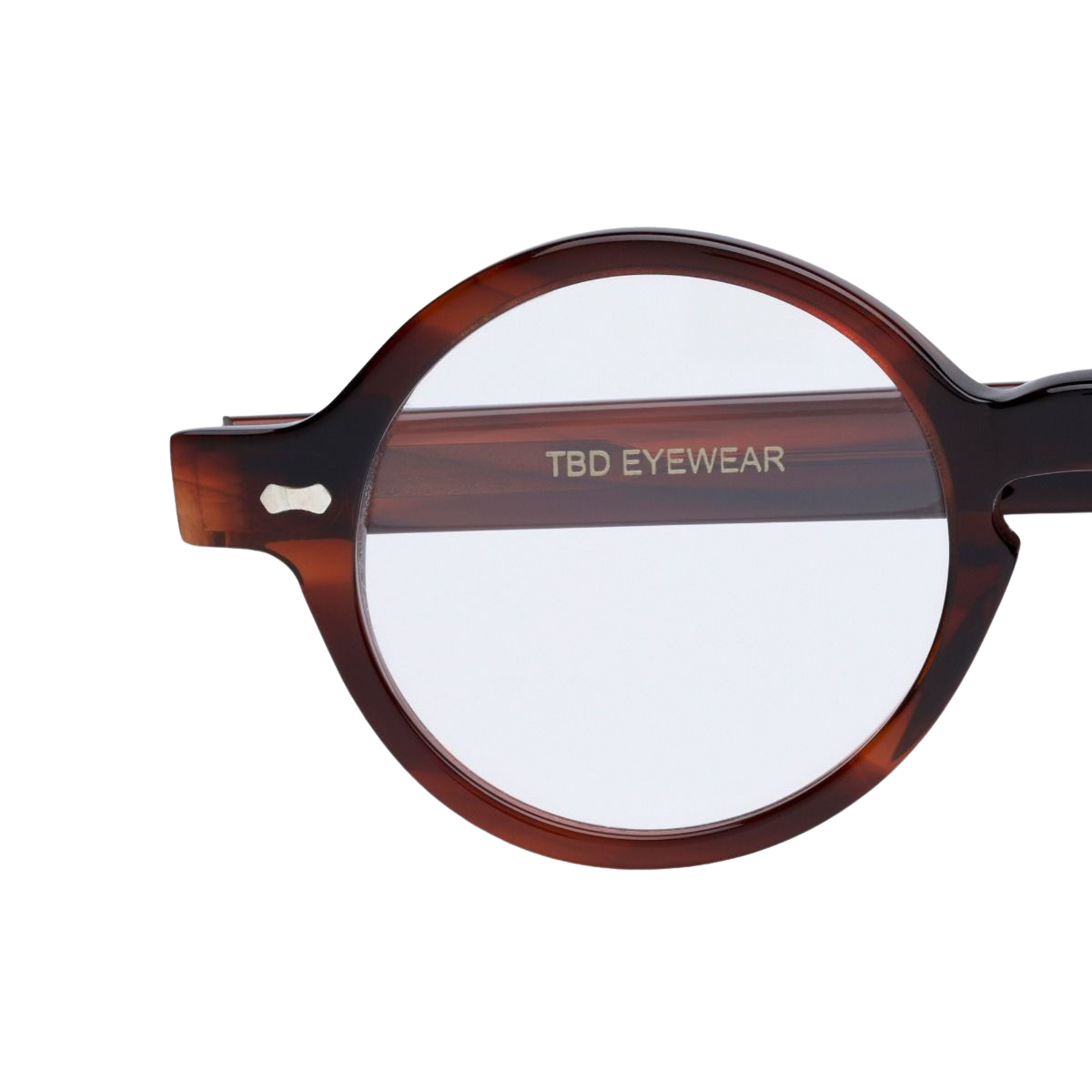 The Bespoke Dudes Eyewear Oxford Havana Optical Glasses 46mm Lens