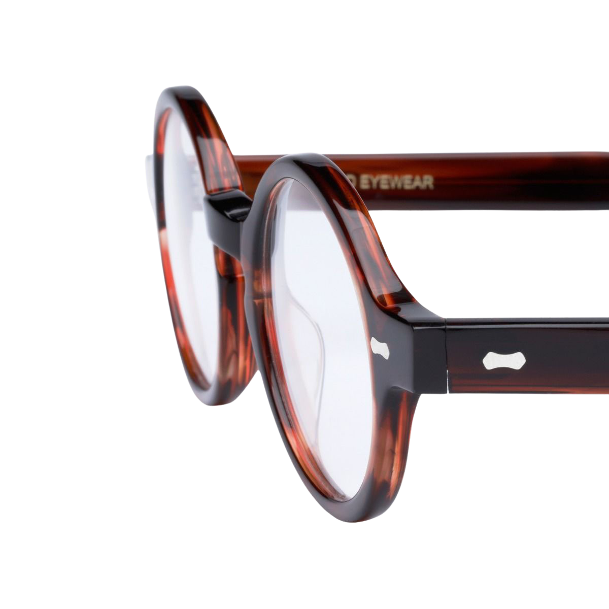 The Bespoke Dudes Eyewear Oxford Havana Optical Glasses 46mm Side