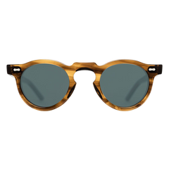 The Bespoke Dudes Eyewear Welt Earth Bio Gradient Bottle Lenses 46mm Front