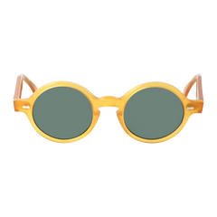 The Bespoke Dudes Oxford Honey Bottle Green Lenses 46mm Front