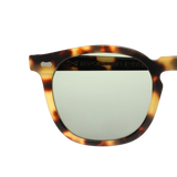 A pair of Twill Light Tortoise Bottle Green Lenses 49mm sunglasses from The Bespoke Dudes.