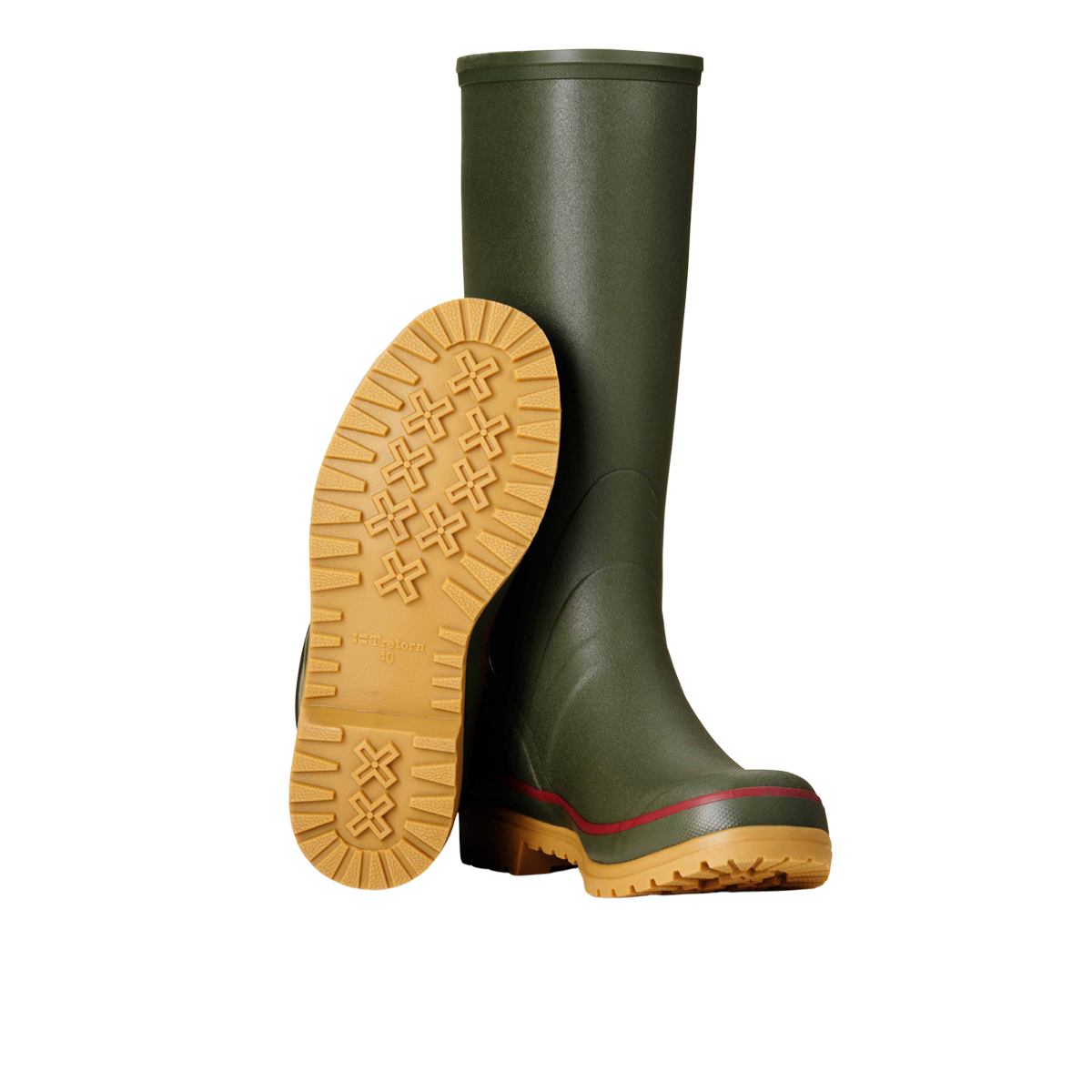 Tretorn Green Sarek 72 Rubber Boots Sole