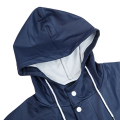 Tretorn Navy Blue Wings Rain Jacket Collar