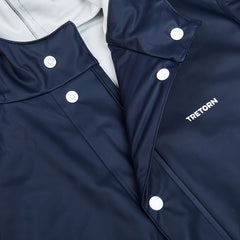 Tretorn Navy Blue Wings Rain Jacket Open