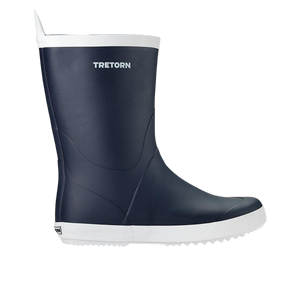 Tretorn Navy Blue Wings Rubber Boots Side new