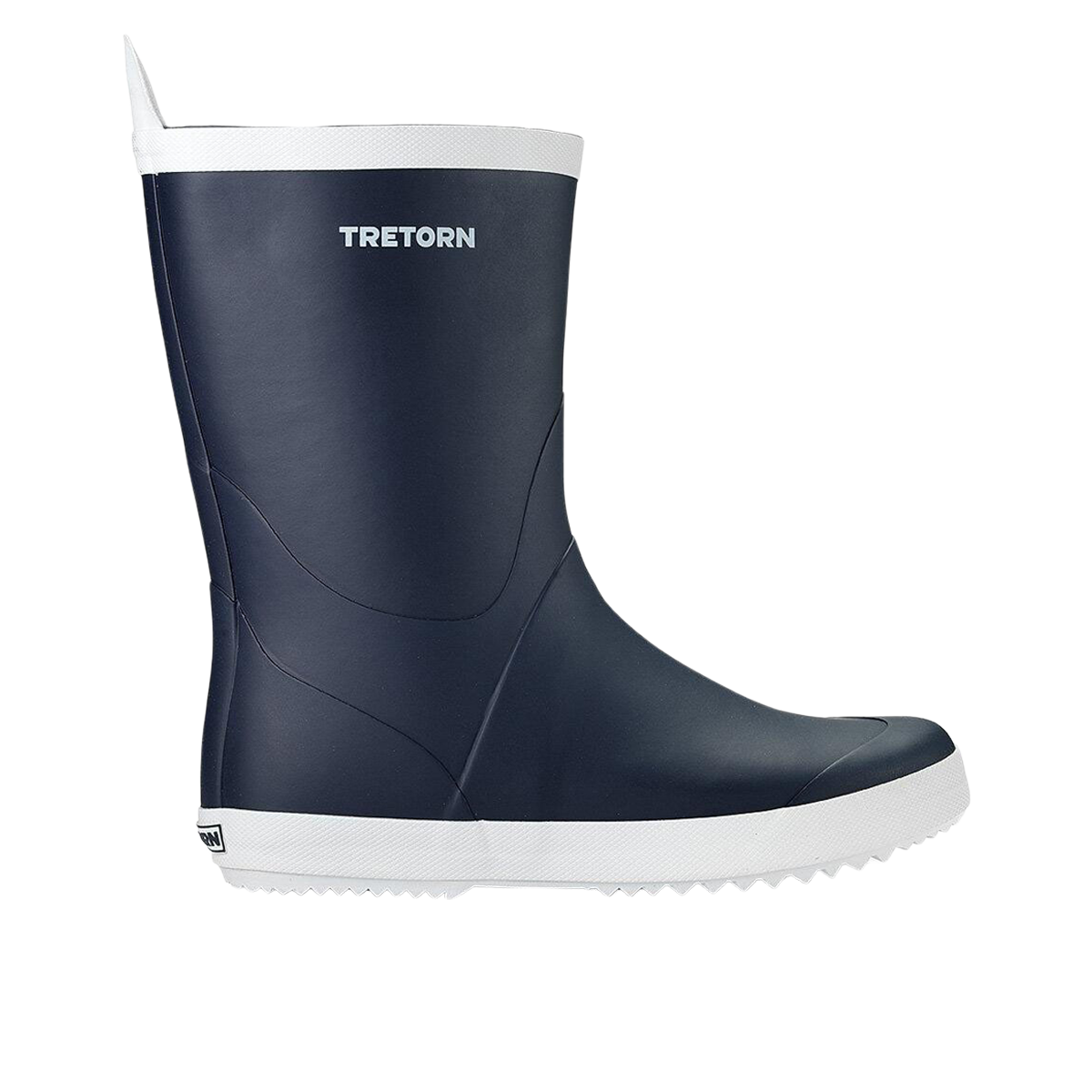 Tretorn Navy Blue Wings Rubber Boots Side new