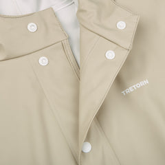 Tretorn Sand Beige Wings Rain Jacket Open