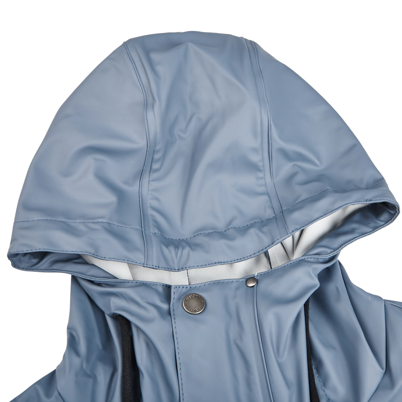 Tretorn Stone Blue Wings Plus Eco Rain Jacket Collar