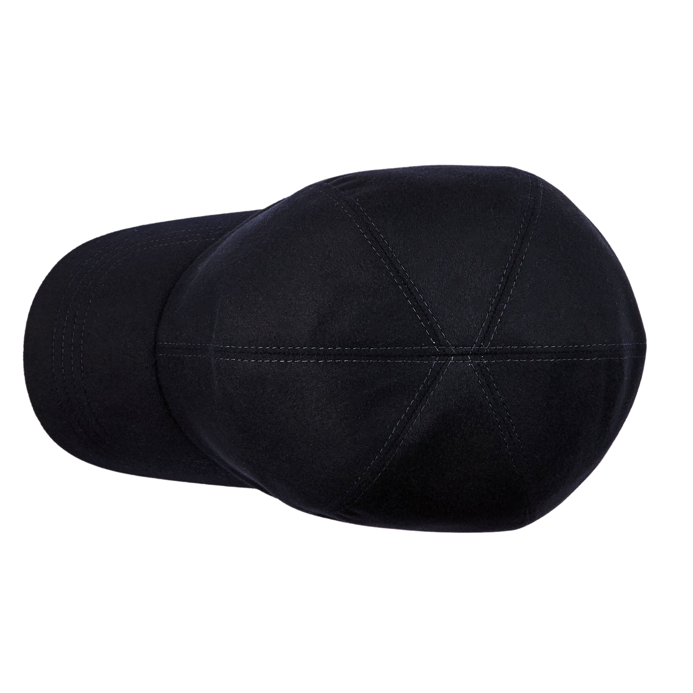 Wigéns Navy Loro Piana Cashmere Basball Cap Top