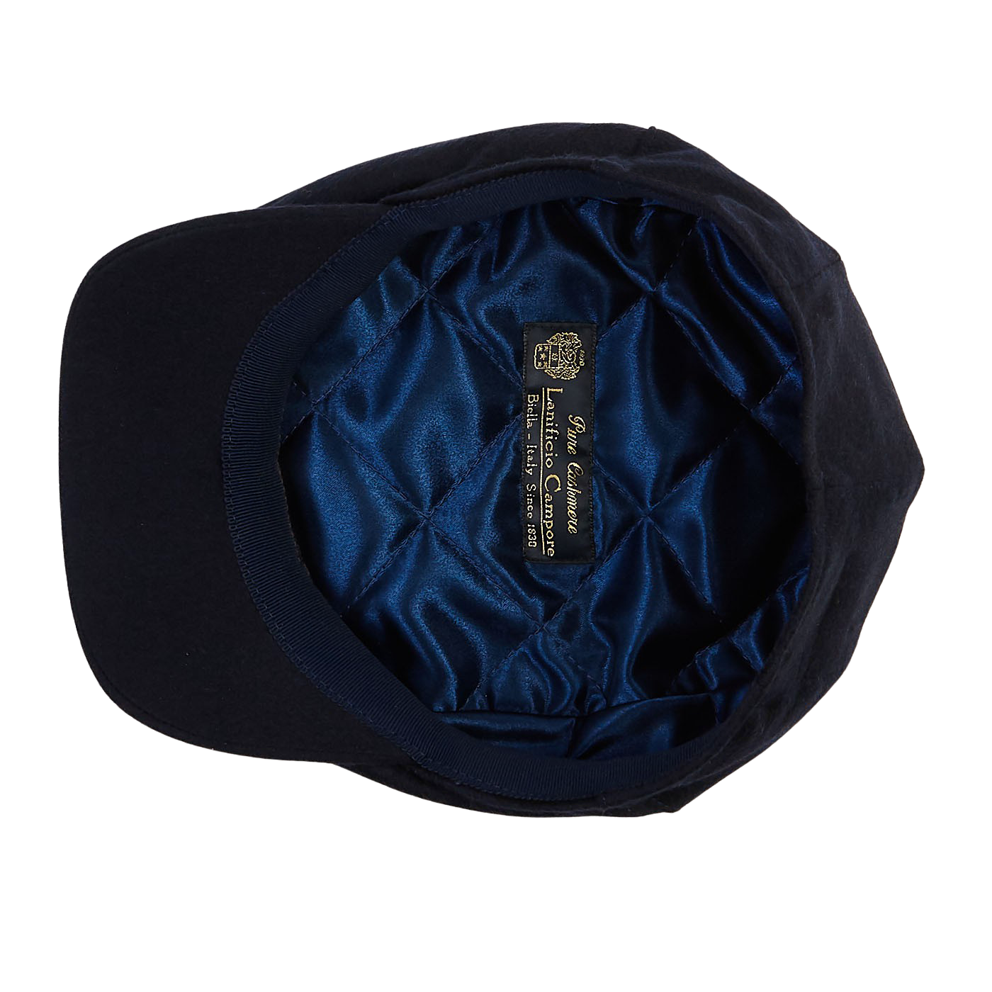 Wigéns Navy Cashmere Ivy Contemporary Cap InsideWigéns Navy Cashmere Ivy Contemporary Cap Inside