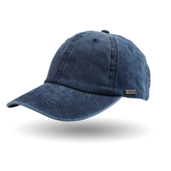 Wigéns Blue Washed Cotton Baseball Cap Inside Front