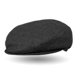 Wigéns Grey Wool Flannel Ivy Contemporary Cap Feature