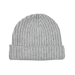 William Lockie Brume Cashmere Ribbed Beanie Feature