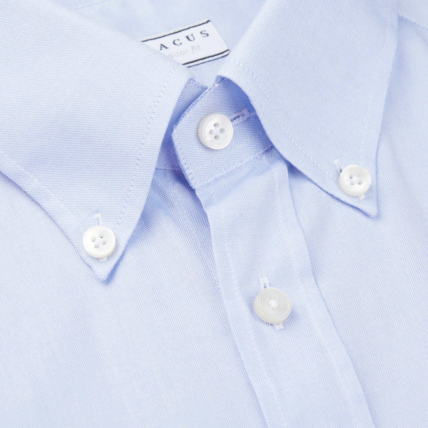 Xacus | Light Blue Fine Cotton Oxford BD Shirt – Baltzar