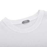 Zanone White Ice Cotton T-Shirt Collar