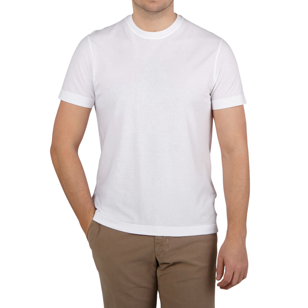 White Ice Cotton T-Shirt