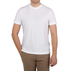 Zanone White Ice Cotton T-Shirt