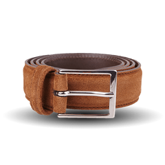 Brown Suede Belt