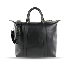 Frank Clegg Black Hampton Zipper Tote